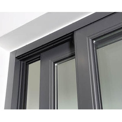 Thermal Break 3 Track Aluminium Sliding Windows With Smooth Lines And Clear Ridges