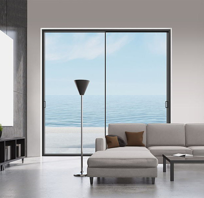 Exterior 6063 Aluminum Hanging Sliding Door Heat Resistance