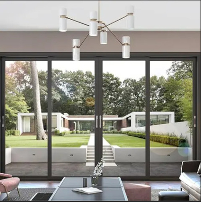 Heat Resistance Exterior Aluminum Sliding Doors Entrance Balcony