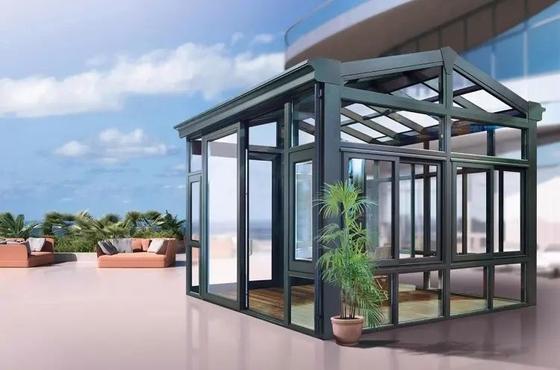 6063 Aluminum Frame Season Outdoor Glass Room Glass Houses Sun House