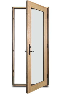 Hinged Operated Swing Aluminium Door , Right Hand Inswing Interior Door