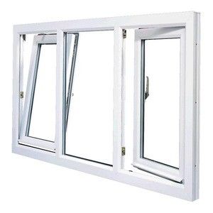 Double Glass Aluminium Tilt And Turn Windows , Inswing Casement Window