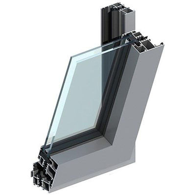 Double Glass Aluminium Tilt And Turn Windows , Inswing Casement Window