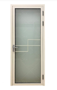 Fiberglass Flys Aluminium Swing Toilet Door , Bathroom Aluminium Sliding Doors