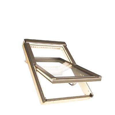 Clear Glass Aluminium Pivot Window , Inswing Awning Window With Hinge