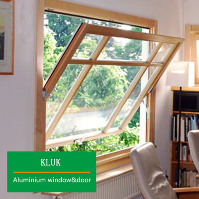 Clear Glass Aluminium Pivot Window , Inswing Awning Window With Hinge