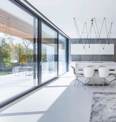 Patio Aluminium Lift And Slide Doors Anodizing With Fiberglass Flyscreen