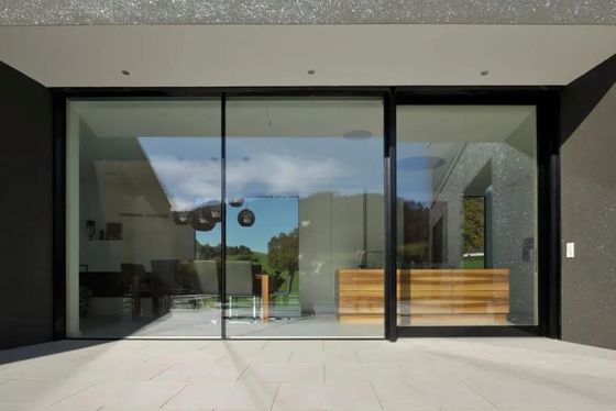 Villa External Aluminium Sliding Door , Glass Sliding Door With Aluminum Frame