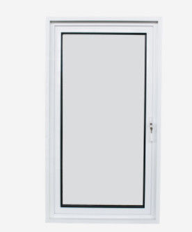 Horizontal Aluminum Clad Window , Casement Hurricane Impact Windows
