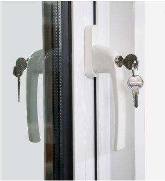 Horizontal Aluminum Clad Window , Casement Hurricane Impact Windows