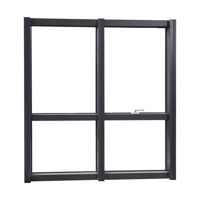 Open Frame Aluminium Curtain Wall, Curtain Glass Window Anodizing Black Frame
