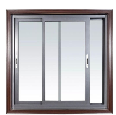 Customized Sliding Windows Door System Double Glass Hurricane Impact Aluminium Sliding Window door