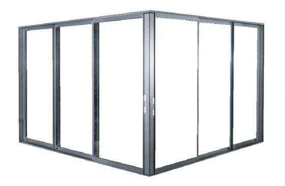 Customized Sliding Windows Door System Double Glass Hurricane Impact Aluminium Sliding Window door
