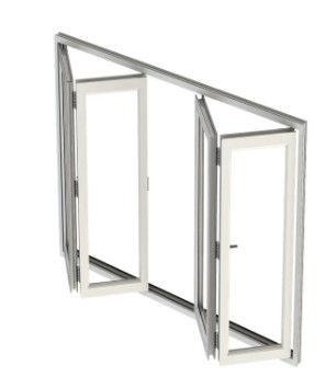 Watertight Insulated Aluminium Sliding Folding Windows , Internal Bifold Windows