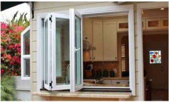Watertight Insulated Aluminium Sliding Folding Windows , Internal Bifold Windows