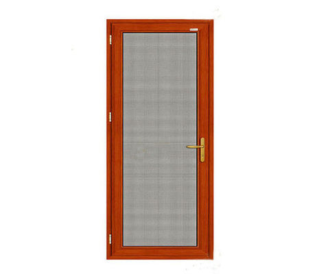 Hollow Glass  Aluminium Glass Swing Door , Aluminium Mosquito Mesh Door