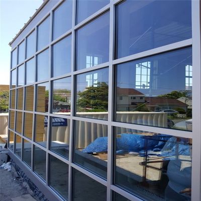 KLUK Steel Frame Aluminum Curtain Walls Double Glass Lightning Protection