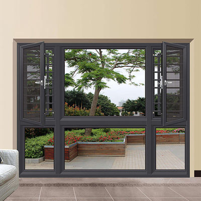 Apartment Tilt And Turn Sash Windows , Blackwood Aluminium Glazed Windows