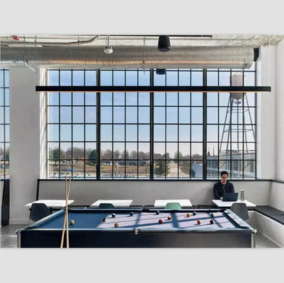 6063 Frame Fireproofing Aluminum Sliding Windows White Black Color For Kitchen