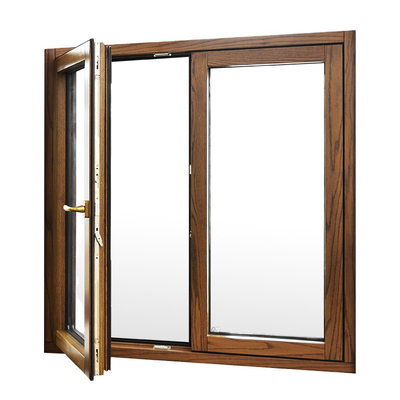 Oak Double Glazed Windows Outward Opening Sash Awning Side Hung Casement