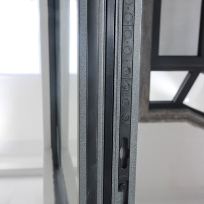 0.8mm Thickness Aluminum Sliding Doors With Double Triple Glazed Panel