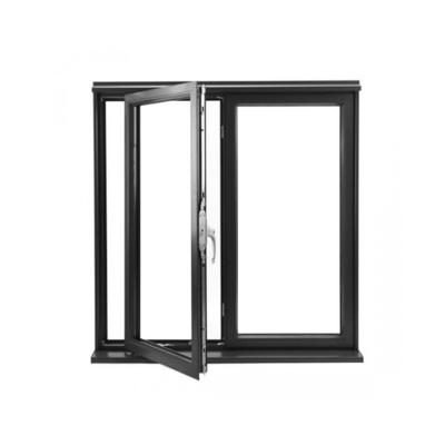 French 1.4mm Thickness Aluminium Casement Window Air Permeability