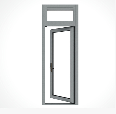 Large Wall Thickness External Aluminum Swing Doors Waterproof Heat Insulation