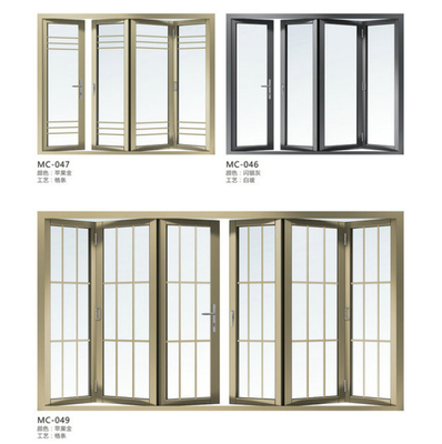 High And Low Waterproof Track Folding Door Thermal Break