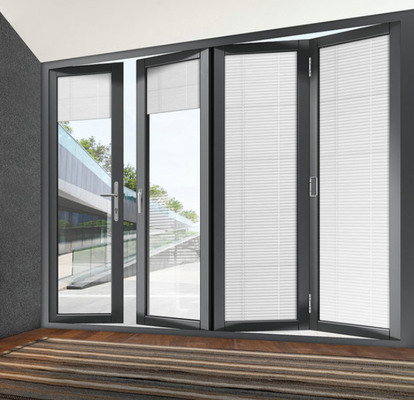 High And Low Waterproof Track Folding Door Thermal Break