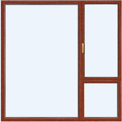 Modern Aluminium Casement Windows Slide And Swing SoundProof