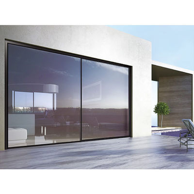 OEM Aluminum Frame Sliding Glass Doors  Anodized Panoramic Bronze For Patio