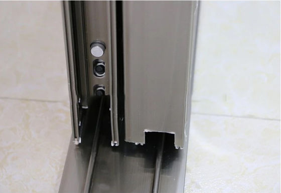 4 Track Aluminium Sliding Windows , Horizontal Sliding Sash Windows