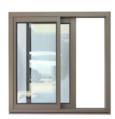 Horizontal Heavy Duty Aluminium Sliding Windows Laminated Glazed Waterproof