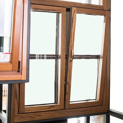 Oak Double Glazed Windows Outward Opening Sash Awning Side Hung Casement